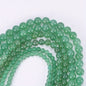 Natural Green Jade Round Beads – 8mm & 12mm