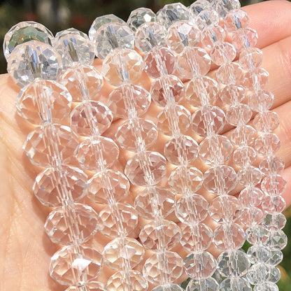 Genuine Multicolor Faceted Rondelle Beads (60-110pcs)