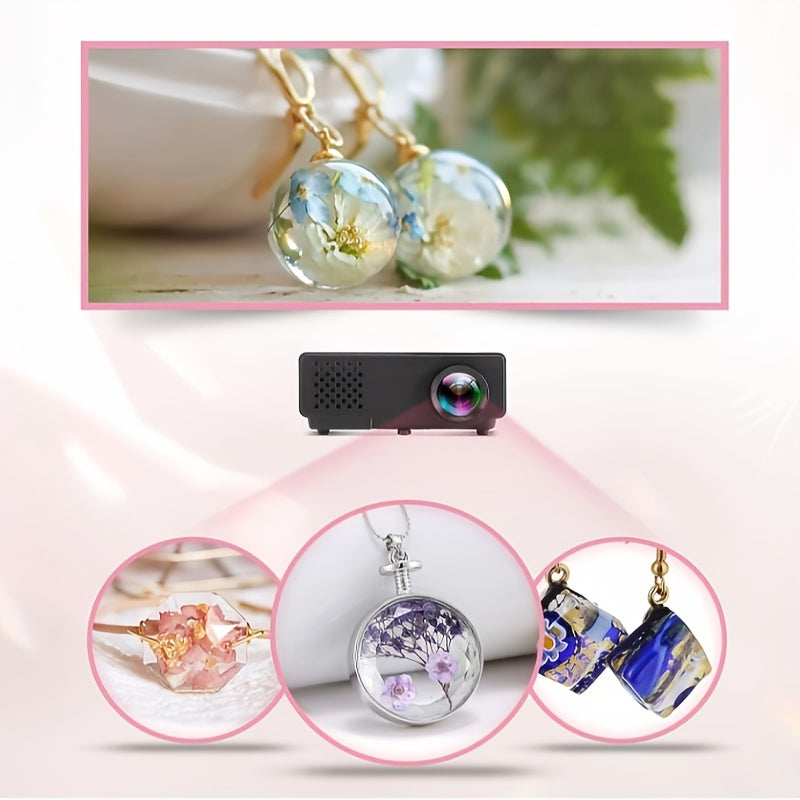 Resin Mold Jewelry Making Kit with Light & Casting Models – 100g / 200g / 300g Transparent Epoxy Resin Set