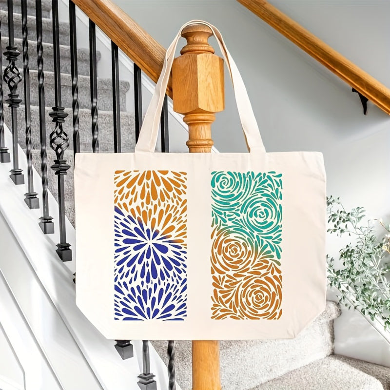 16pcs Geometric, Floral, Pattern Stencil Set – Reusable Painting Stencils