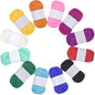 Soft Acrylic Yarn Skeins – Vibrant Colors for Crochet & Knitting