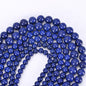 Natural Lapis Lazuli Loose Round Gemstone Beads – 4mm, 6mm, 8mm, 10mm, 12mm