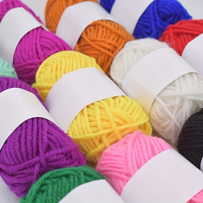 Soft Acrylic Yarn Skeins – Vibrant Colors for Crochet & Knitting