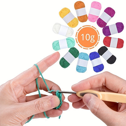 Soft Acrylic Yarn Skeins – Vibrant Colors for Crochet & Knitting