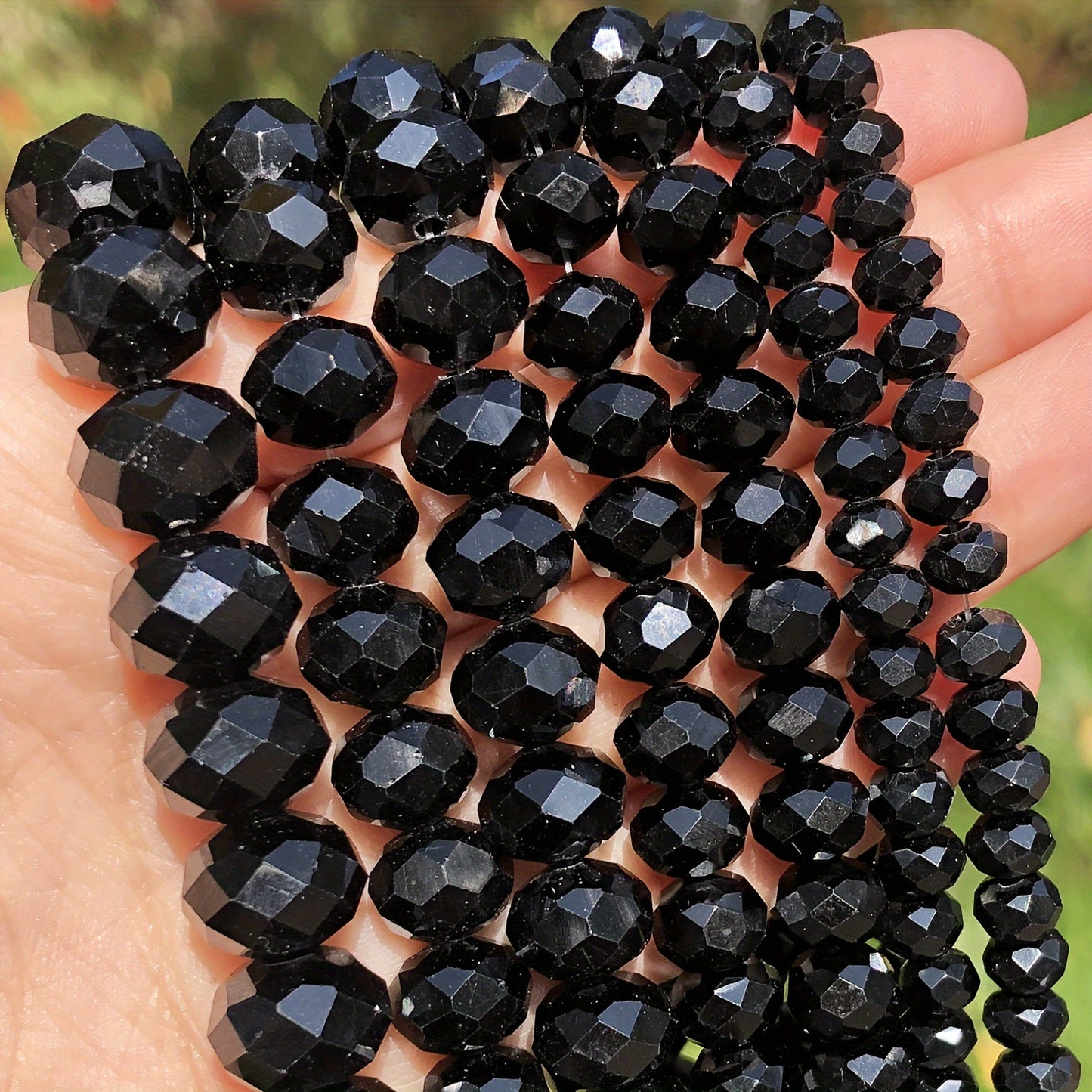 Genuine Multicolor Faceted Rondelle Beads (60-110pcs)