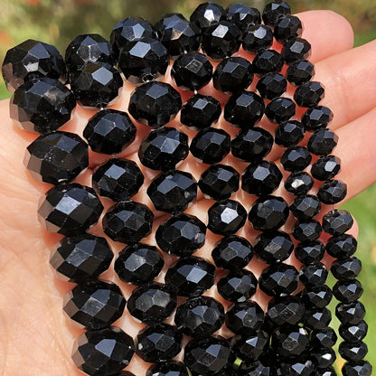 Genuine Multicolor Faceted Rondelle Beads (60-110pcs)