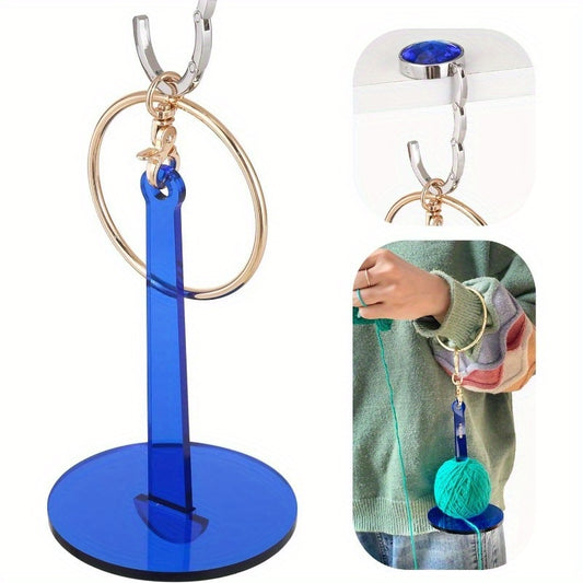 Portable Wrist Yarn Holder – No-Tangle Yarn Spinner for Knitting & Crocheting