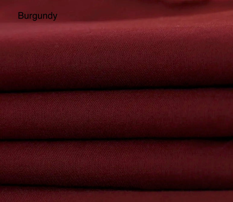 100% Cotton Fabric –1.45 meters by 1 meter – 20 colors Soft, Breathable & Skin-Friendly