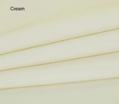 100% Cotton Fabric –1.45 meters by 1 meter – 20 colors Soft, Breathable & Skin-Friendly