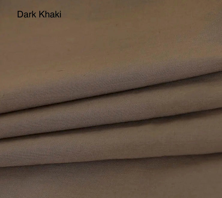 100% Cotton Fabric –1.45 meters by 1 meter – 20 colors Soft, Breathable & Skin-Friendly