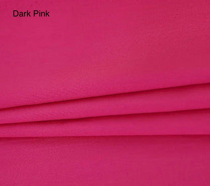 100% Cotton Fabric –1.45 meters by 1 meter – 20 colors Soft, Breathable & Skin-Friendly