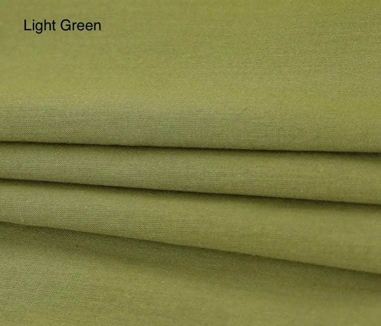 100% Cotton Fabric –1.45 meters by 1 meter – 20 colors Soft, Breathable & Skin-Friendly