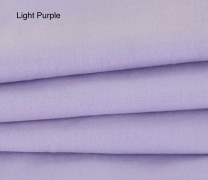 100% Cotton Fabric –1.45 meters by 1 meter – 20 colors Soft, Breathable & Skin-Friendly