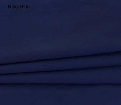 100% Cotton Fabric –1.45 meters by 1 meter – 20 colors Soft, Breathable & Skin-Friendly