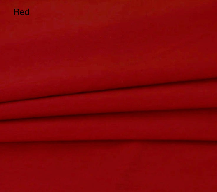 100% Cotton Fabric –1.45 meters by 1 meter – 20 colors Soft, Breathable & Skin-Friendly
