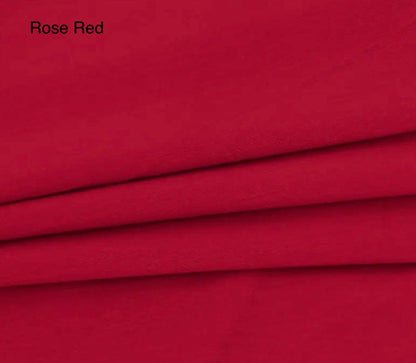 100% Cotton Fabric –1.45 meters by 1 meter – 20 colors Soft, Breathable & Skin-Friendly