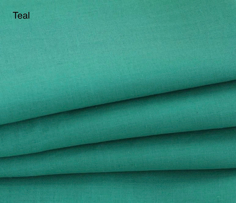 100% Cotton Fabric –1.45 meters by 1 meter – 20 colors Soft, Breathable & Skin-Friendly