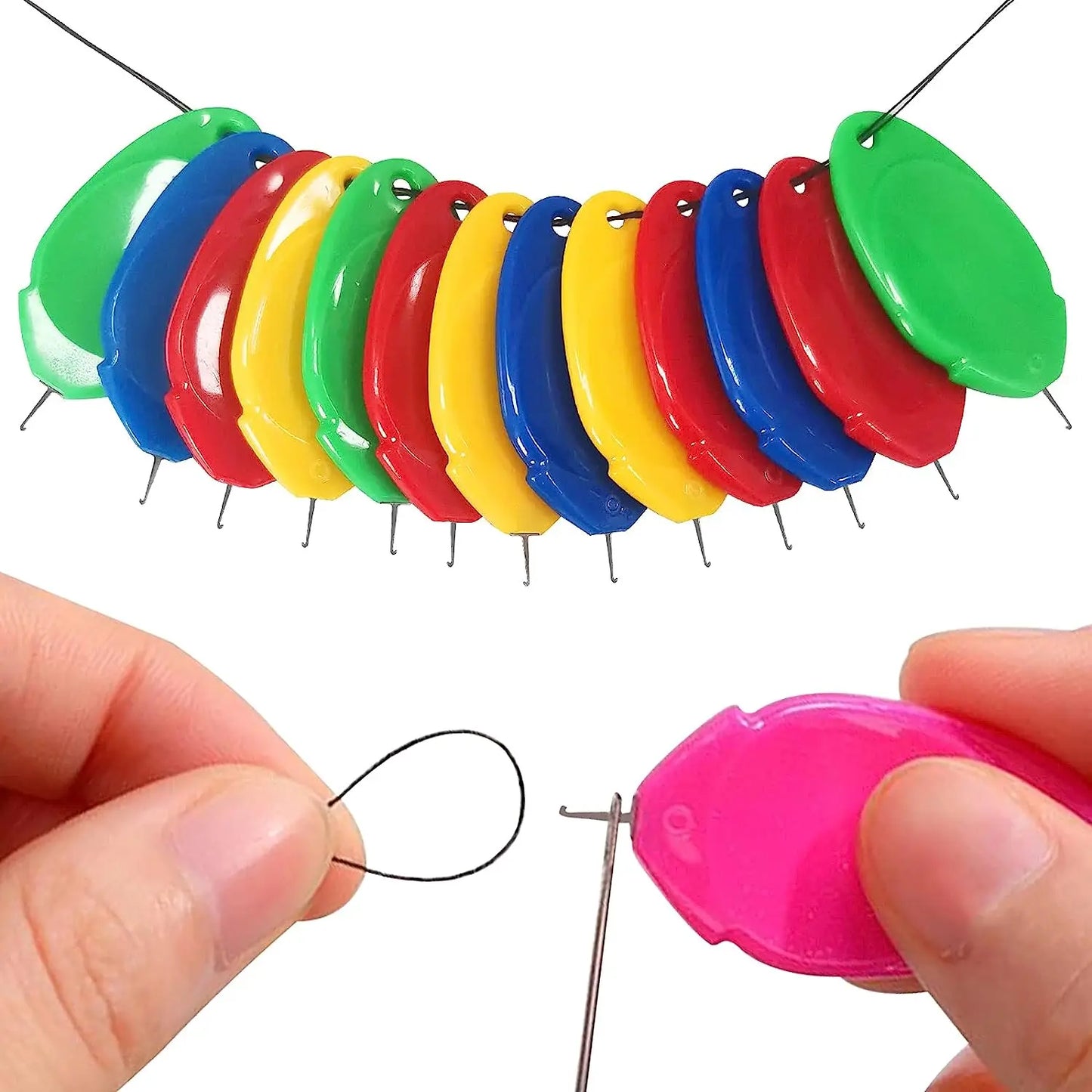 5 or 10 piece Easy Automatic Needle Threader