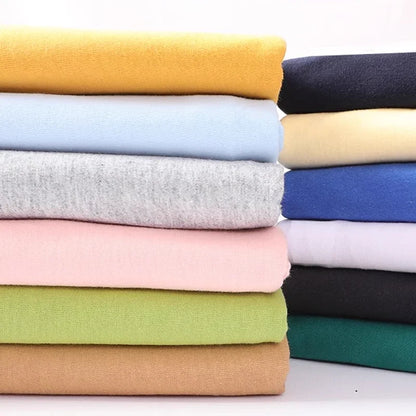 Pure Cotton Elastic Knitted Fabric – 1.75 x 0.5 Meters | Soft, Breathable, Ideal for Kids’ Clothes, Pajamas & DIY Projects