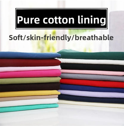 100% Cotton Fabric –1.45 meters by 1 meter – 20 colors Soft, Breathable & Skin-Friendly