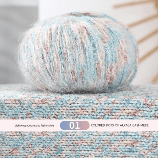 Beautiful Soft Lightweight Mohair Yarn – With Spots of Alpaca Cashmere