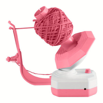 Electric Yarn Ball Winder for Knitting or Crocheting – 10oz Capacity, Speed Control, Adjustable Tension