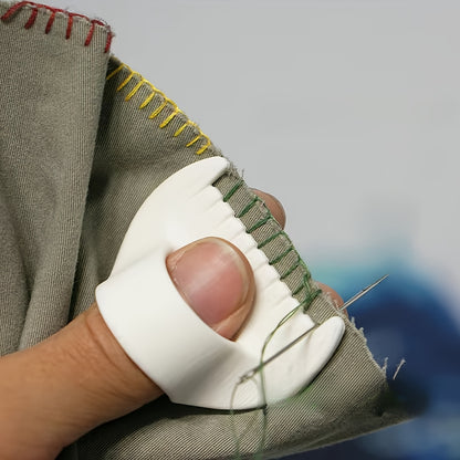 Easy Stitching Tool – Precise Hand Sewing Guide with 4mm & 3mm Spacing | Durable Plastic, Ergonomic Handle, Smooth Edge for Fabric, Quilting & Clothing