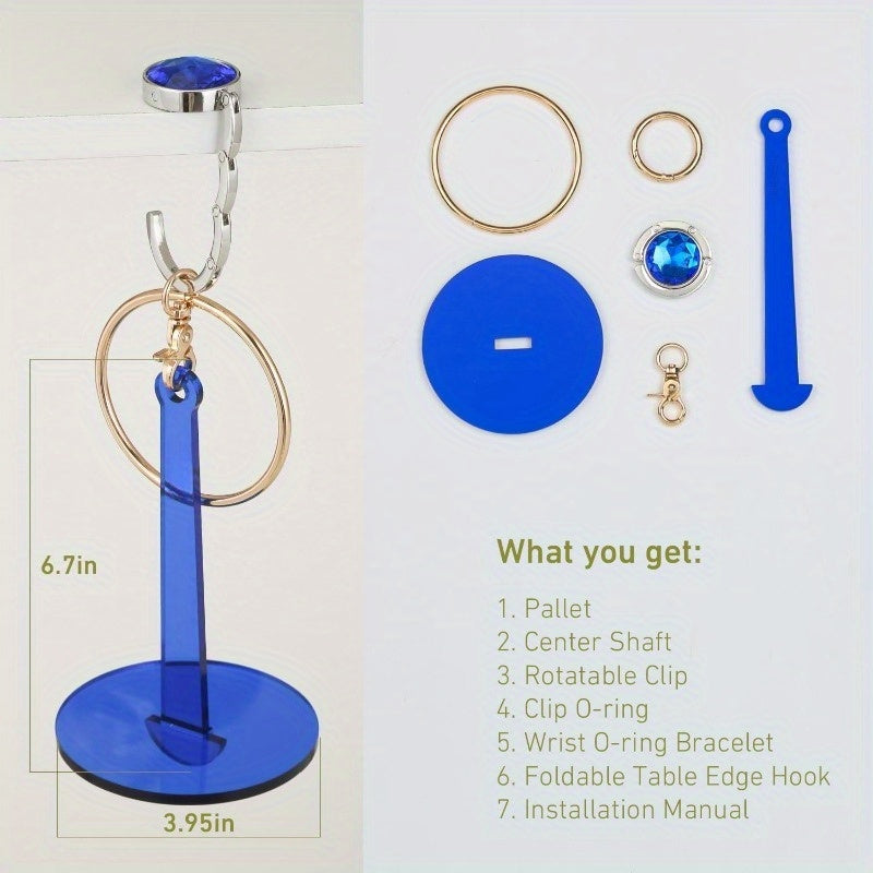 Portable Wrist Yarn Holder – No-Tangle Yarn Spinner for Knitting & Crocheting
