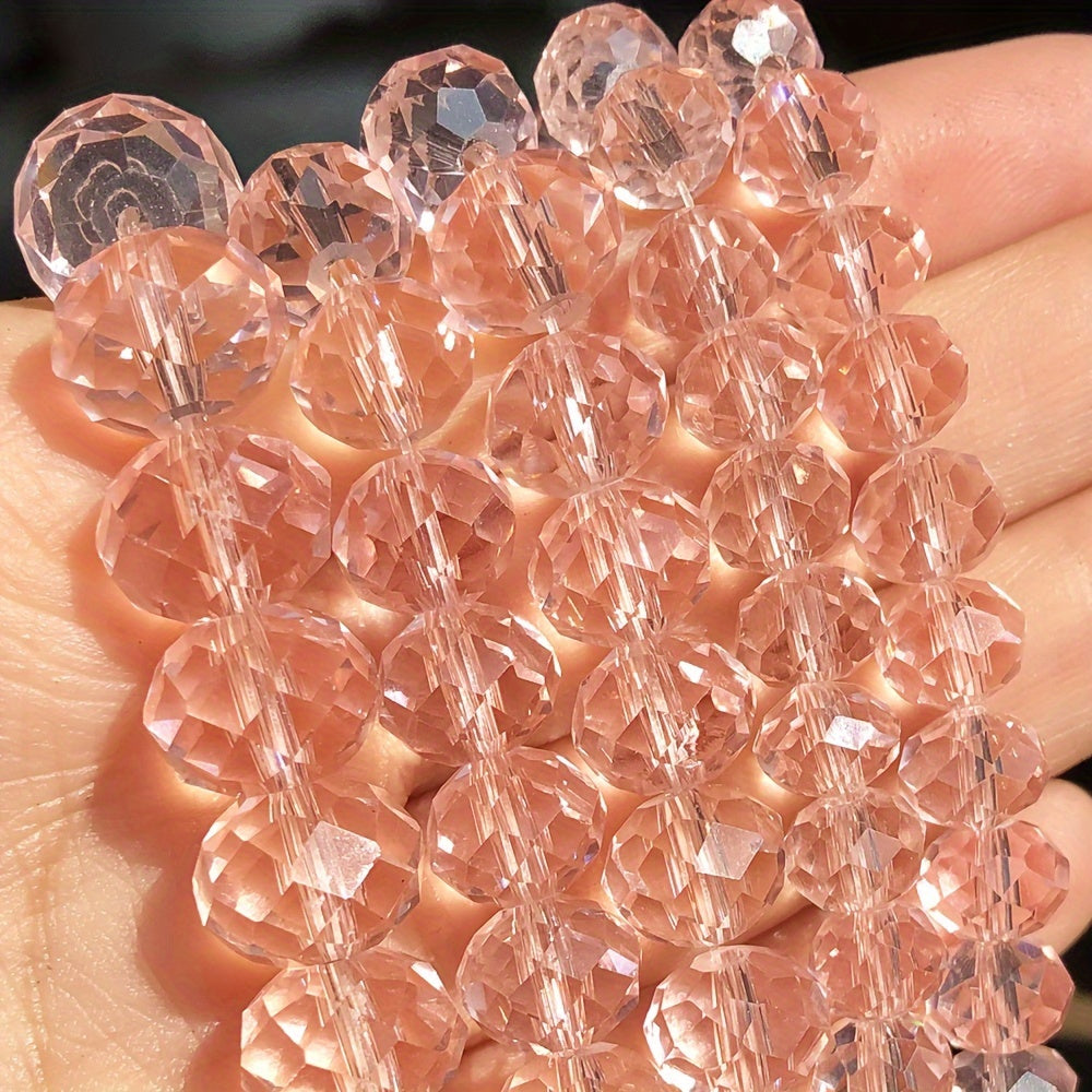 Genuine Multicolor Faceted Rondelle Beads (60-110pcs)